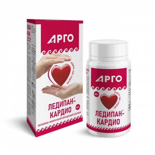 Купить Витаминно-минеральный обогащенный комплекс Ледипан-кардио, капсулы, 60 шт  г. Омск  