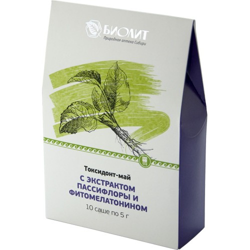 Купить Токсидонт-май с экстрактами пассифлоры и фитомелатонином  г. Омск  